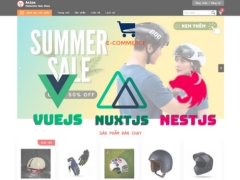 Trang web bán hàng NestJS và VueJS, NuxtJs thanh toán online qua cổng Vnpay