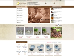 Trọn bộ code website cửa hàng bán gốm sứ đẹp