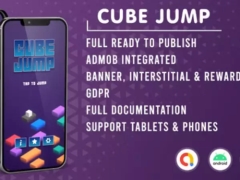 Unity Game Template - Cube Jump - (Unity 2022.3.40f1)