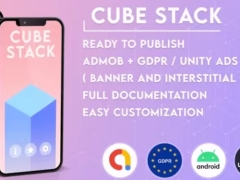 Unity Game Template - Cube Stack - (Unity 2022.3.40f1)