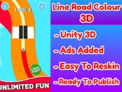 Unity Game Template - Line Road Colour 3D - (Unity 6000.0.25f1)