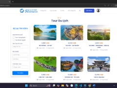 Wbsite đặt tour du lịch cho Hanoitourist_Có báo cáo đi kèm