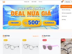 Web app cửa hàng kính mắt