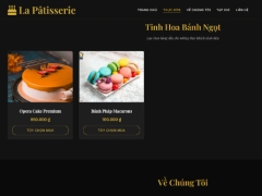 Web app hệ thống quản trị và bán hàng bánh cao cấp