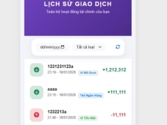 Web app quản lý chi tiêu đẹp
