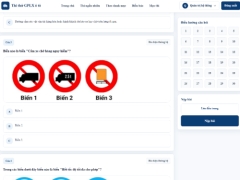 Web app thi thử bằng lái ô tô