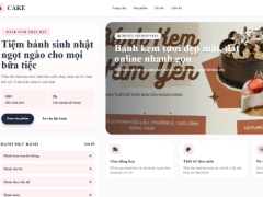 Web bán bánh sinh nhật CAKE