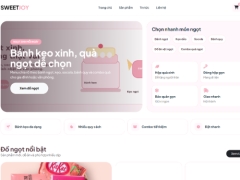 Web bán đồ ngọt SweetJoy