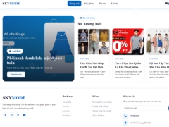 Web bán đồ thời trang SkyMode