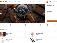 Web bán đồng hồ đeo tay TimeLux