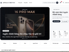 Web bán hàng Apple chính hãng