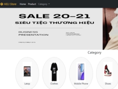 Web bán hàng bằng Java Spring boot – Spring security - Spring Data JPA – MYSQL