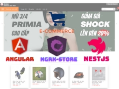 web bán hàng thanh toán online,Angular,Nestjs