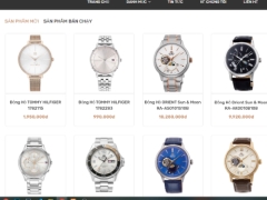 Web bán hàng Shop đồng hồ viết bằng PHP & MySQL sử dụng teamplate cực đẹp