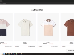Web bán hàng thời trang php mysql thanh toán momo