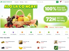 Web bán hoa quả GreenFruit