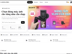 Web bán máy ảnh CameraPro
