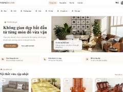 Web bán nội thất FurniDecor