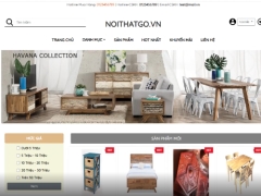 Web bán nội thật gỗ giao diện đẹp