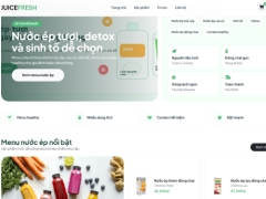 Web bán nước ép php mysql