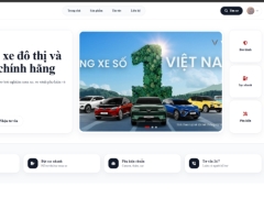Web bán ô tô và phụ kiện AutoPro Garage
