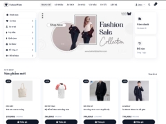 Web bán quần áo FashionWhite