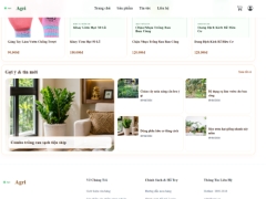 Web bán sản phẩm nông nghiệp