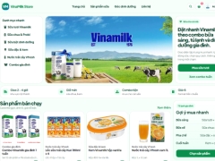 Web bán sản phẩm Vinamilk