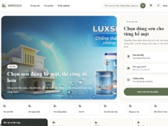 Web bán sơn và dụng cụ thi công