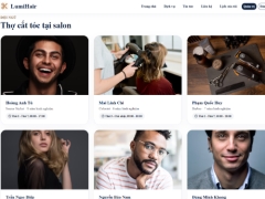 Web đặt lịch cắt tóc salon