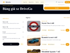 Web đặt lịch thuê xe tự lái