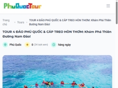 Web du lịch phú quốc, đặt tour