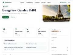 Web quản lý đặt phòng homestay