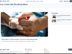 Web quản lý phòng khám tư nhân