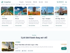Web quản lý tour du lịch theo đoàn