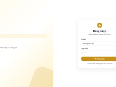 Web quản lý trung tâm đào tạo