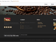 Web site php bán Cafe, Tea, Cake,...giao diện đẹp mắt