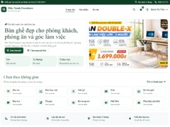 Website bán bàn ghế Mộc Xanh Furniture