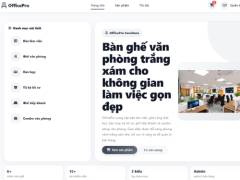 Website bán bàn ghế văn phòng OfficePro