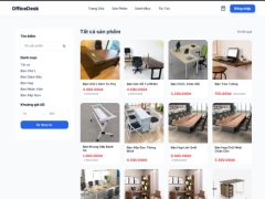 Website bán bàn giao diện đẹp mới nhất