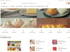 Website bán bánh ngọt MIA