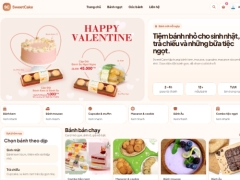 Website bán bánh ngọt online