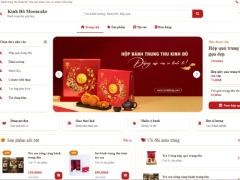 Website bán bánh trung thu Kinh Đô