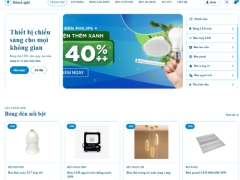 Website bán bóng đèn và thiết bị chiếu sáng