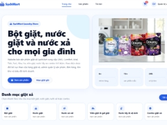 Website bán bột giặt SạchMart