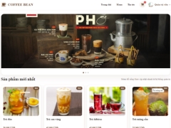 Website bán cà phê đơn giản