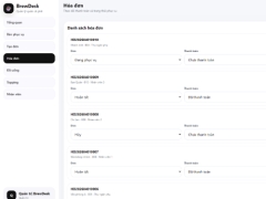 Website bán cà phê giao diện đẹp mới 2026