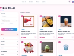Website bán các loại kem