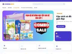 Website bán cặp sách và đồ dùng học sinh