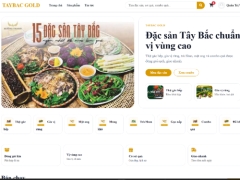 Website bán đặc sản Tây Bắc TayBac Gold